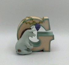 VTG Classic WINNIE the POOH Letter  G  by Michel  Co. Disney