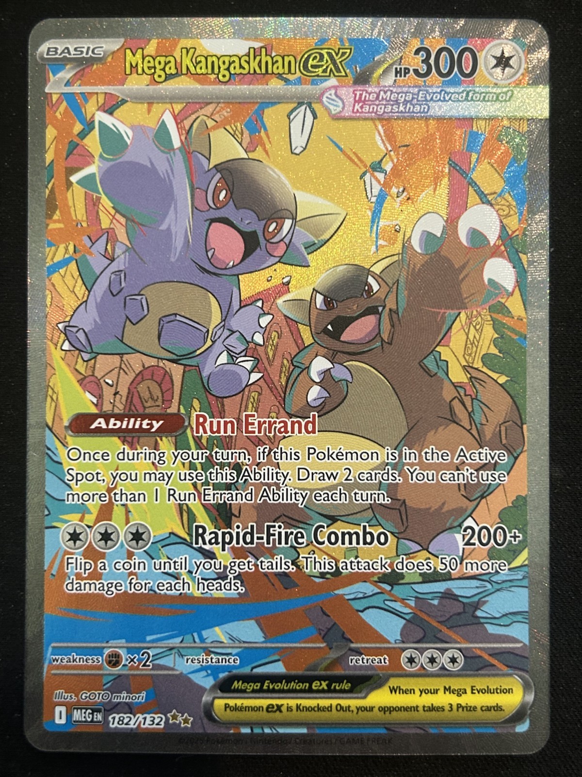 Pokémon - Mega Kangaskhan ex 182/132 - SIR - Mega Evolution - NM