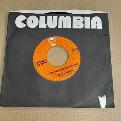 MELBA MOORE You Stepped Into My Life BOOGIE Soul Funk 7'' Epic HEAR