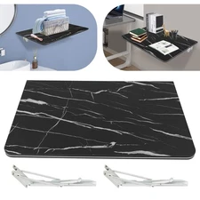 Wall Mounted Floating Folding Table Laptop Desk Home Office 23.62×15.75in