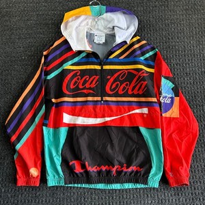 coca cola maroon champion jacket Vintage Coca Cola Jacket