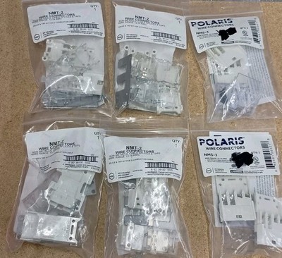 (6) Polaris Wire Connectors NMS-3 & NMT-2 Cable Splice & Taps