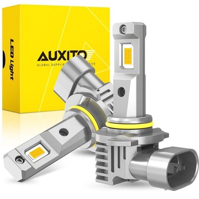 AUXITO H10 9145 LED Fog Light Bulbs 3000K Golden yellow Driving Lamp Bulb DRL