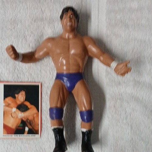 WWF LJN Superstars Tito Santana Series 3 with Card...