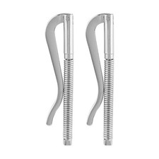 YBONNE 2Pcs 68mm Spring Metal Money Clip Insert Bar Replacement for Silver