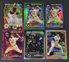 2021 Panini Prizm Draft Picks - Robert Gasser RC Auto - Bookend 12/12 + Chromes