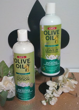 Ors Olive Oil Moisturizing Hair Lotion 16 oz. bottle 2 Pack
