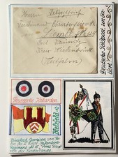 WW1 Feldbrief Westfront an Zivilisten Westfalen + privates Soldatenfoto