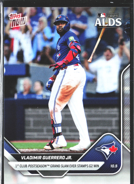 Vladimir Guerrero Jr. Baseball Card 2025 ALDS Grand Slam Toronto Blue Jays