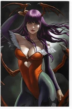 Team Darkstalkers #1 Ivan Talavera Morrigan Orange Variant NM