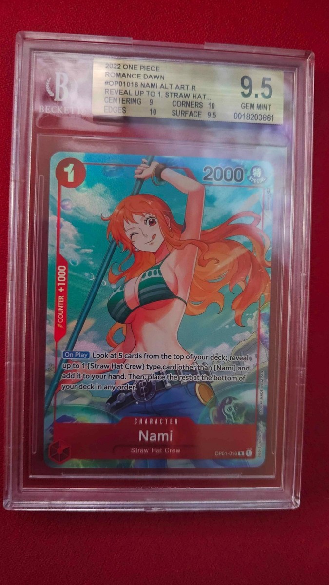 ワンピース  ROMANCE DAWN パラレル OP01-016 ナミ R Nami Alt Art OP01-016 R Rare ROMANCE DAWN ONE PIECE Card