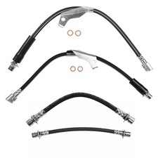 Sunsong Front Rear Left Right Brake Hydraulic Hose Kit For Equinox 3.4l V6