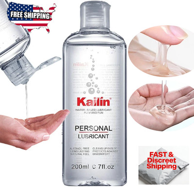 Water Based Lube Personal Sex Lubricant 7 oz Long Lasting & Easy Clean Couples