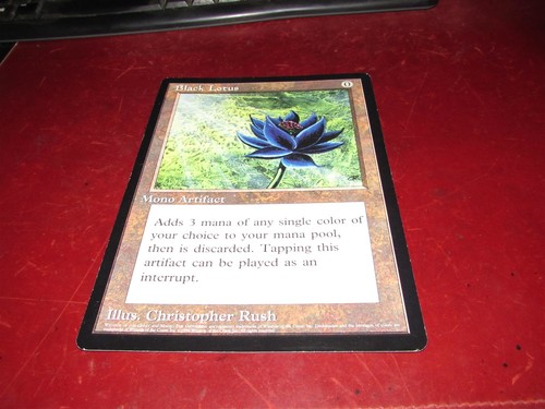Magic the Gathering: MTG Oversized 6x9 Black Lotus Promo Card