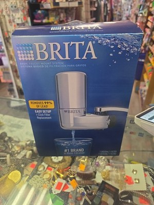 BRITA Faucet Mount System Chrome SAFF-100, 100 gal Filter