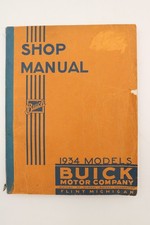 Buick 1934 Models - Shop Manual Buick 1934 Models - Shop Manual