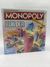 Monopoly Builder Board Dame, Family Game, Strategy Game by HASBRO Sealed New