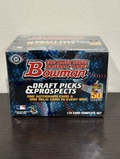 2001 Bowman Draft Picks & Prospects Factory Sealed Set Ichiro RC Auto & Relic