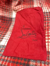 Christian Louboutin Red Shoe Dust Bag 9&rdquo;x14&rdquo;