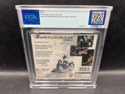Final Fantasy VII Masterpiece Misprint PS1 PSA 9.6 A++ FACTORY