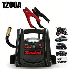 1200 Peak Amp Portable Power And Jump Starter With Air Compressor 12v Power Port 1200 Peak Amp Portable Power And Jump Starter With Air Compressor 12v Power Port