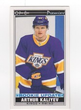 2021-22 Arthur Kaliyev O-Pee-Chee Hockey Mini Tallboy Rookie Update RC P-50