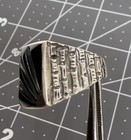 VNT Old Pawn Native American Sterling Silver Signed SC Cloud Onyx Ring sz9.25 — photo 4