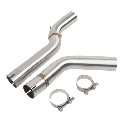 For Honda CBR1000RR 2004-2007 05 Exhaust System Black Muffler Tips Mid Link Pipe - Picture 8 of 9