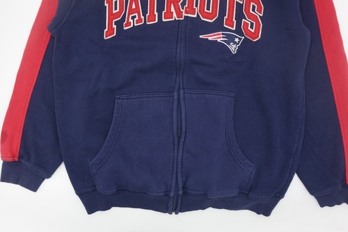 Vintage New England Patriots Zip Up Hoodie - Picture 3 of 6