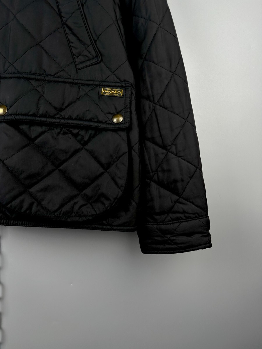 Polo Ralph Lauren Mens Zip Black Quilted Casual Hunting Polo Ralph Lauren Mens Zip Black Quilted Casual Hunting