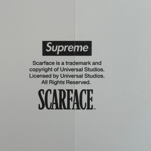 Supreme Scarface Shower Sticker Tony Montana FW17 Season - Picture 4 of 4