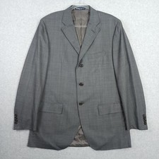 Vintage Polo Ralph Lauren Jacket Mens 42L Gray Wool Made In Italy Suit Separate
