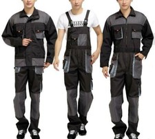 Workwear Coveralls Mechanic Overalls Jumpsuit Outfit Pants Suspender Protect New