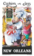Authorized COOKING WITH JAZZ™ Poster by Leo Meiersdorff® Full-Sized