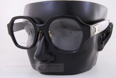 Brand New CELINE Eyeglass Frames CL 50134F 001 Black For Men
