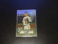 2021 Topps Chrome Anniversary DAULTON JEFFRIES RC Oakland Athletics