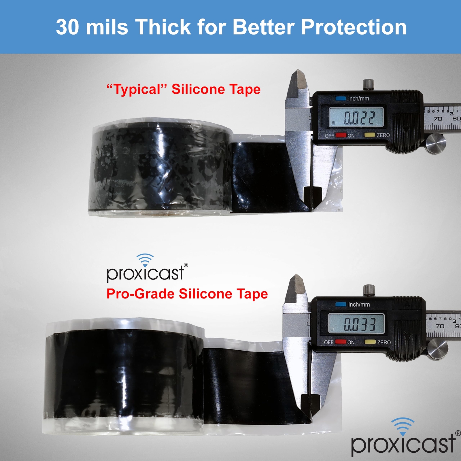 Pro-Grade Extra Strong 30mil Weatherproof Self-Fusing Silicone Rubber Sealing...