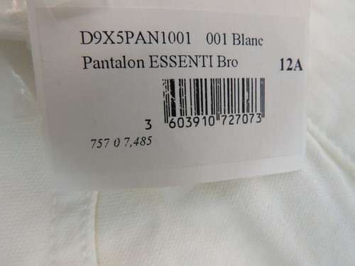 NWT CHRISTIAN DIOR WHITE COTTON LETTERING LOGO JEANS SIZE 12A - Picture 12 of 12