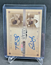 2007 Tristar Signature Marks TRAVIS SNIDER EVAN LONGORIA DUAL AUTO 17/25