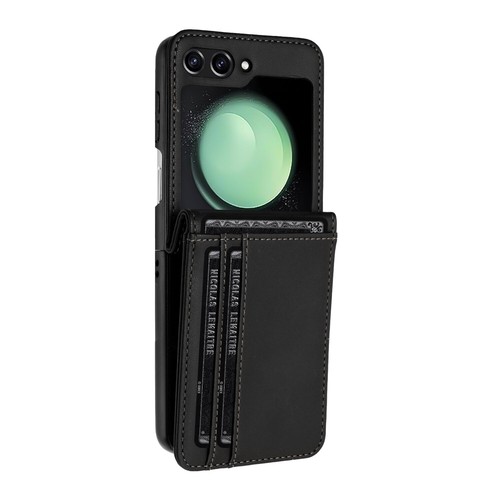 For Motorola Razr (2023) Wallet Back Storage Leather Credit Card Slot Case Cover - Picture 4 of 49