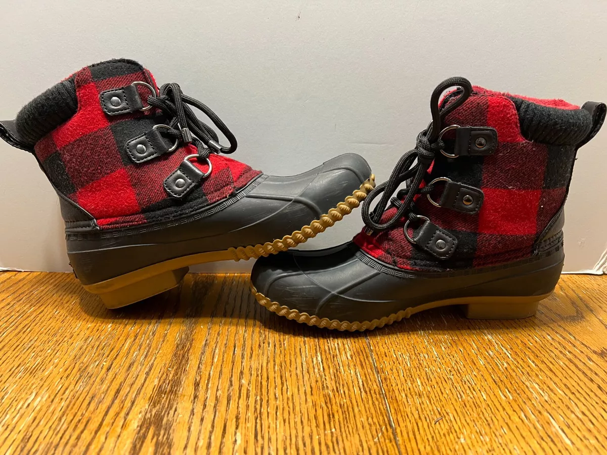 Tommy hilfiger red boots 2025