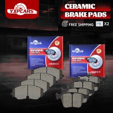 Front And Rear Ceramic Brake Pads Set For 2018 2019 - 2022 Volkswagen Atlas