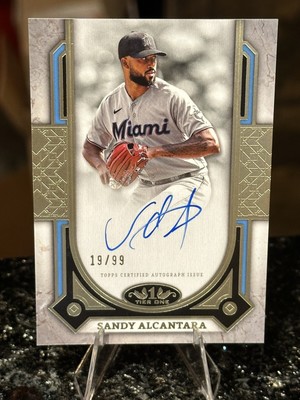 Topps レリック 適い sandy alcantara マーリンズ