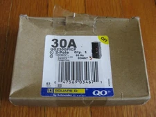 New! Square D by Schneider Electric QO230GFICP QO 30-Amp Two-Pole GFCI Breaker