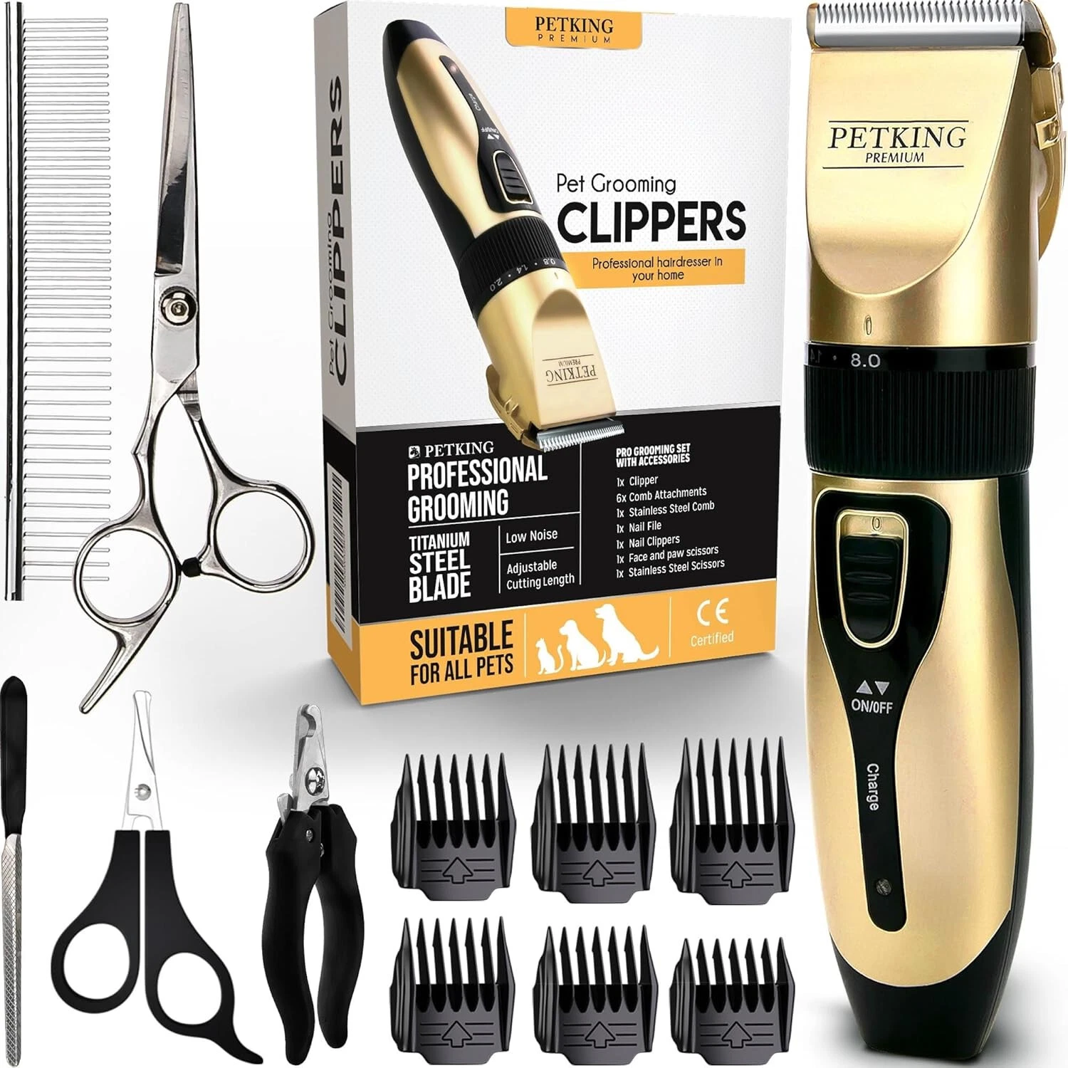 PetKing Premium Dog Hair Clipper Dog Hair Clipper Professional Dog Hair Clipper