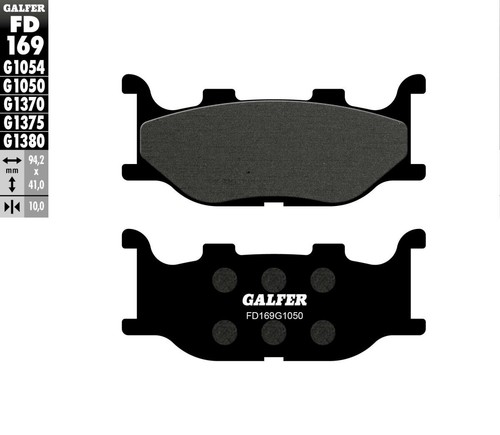 Galfer FD188G1054 Pastiglie Freno Moto, Semi-metalliche, Polivalenti Per Off-road, Sport E Scooter - 3