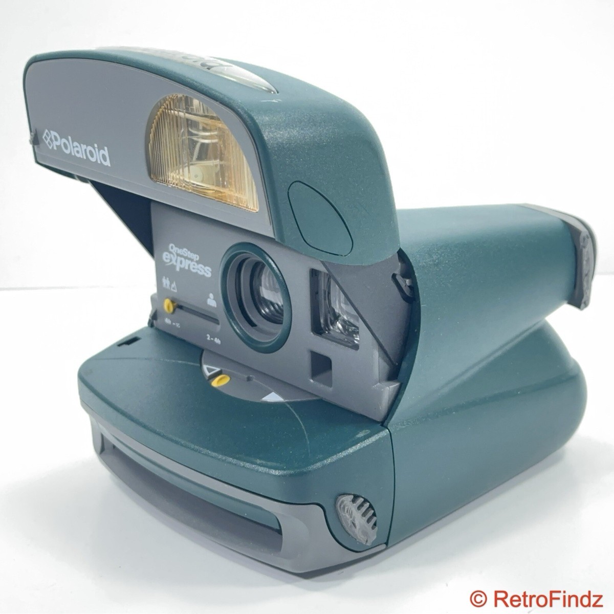 Vintage Polaroid One Step Express Green 600 Instant Camera Film