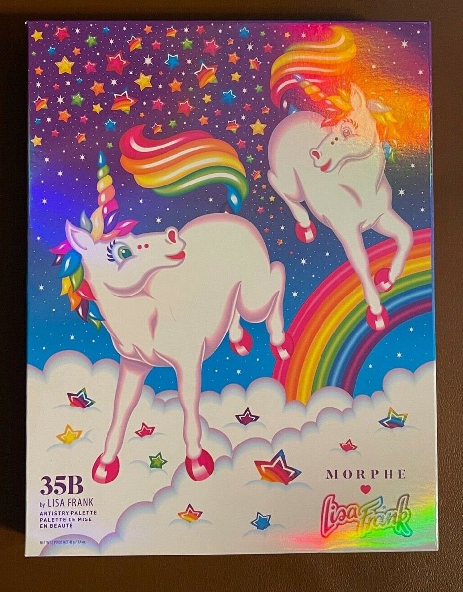 NEW Morphe x Lisa Frank Prancing Unicorns 35B Artistry Eyeshadow