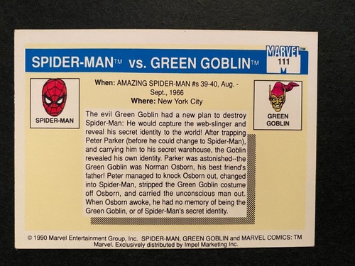 Finish Your Set - 1990 Impel Marvel Universe Series 1 Cards - Combined Shipping - Picture 223 of 329