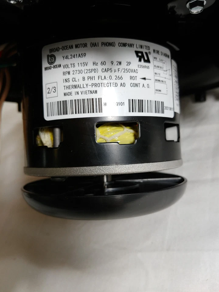 Broad Ocean Inducer Motor New-Old Stock 337938-784 - Image 3 of 4